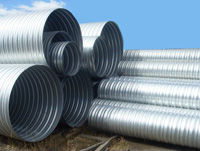 Corrugated Steel  Culvert Pipe